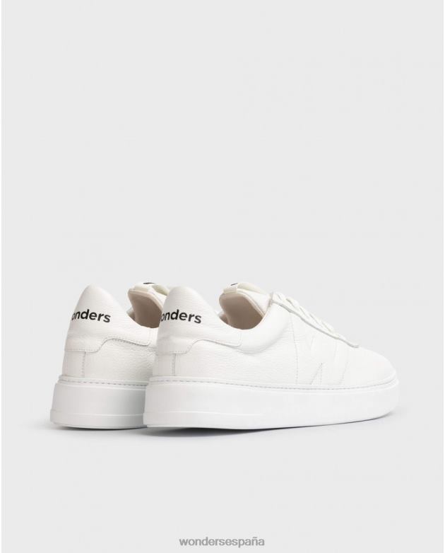 tenis de piel grabada hombres Wonders 40486357 calzado