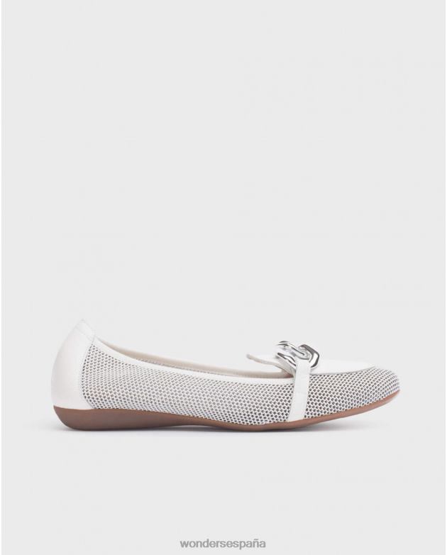 bailarina daisy blanco/blanco roto mujer Wonders 40486180 calzado