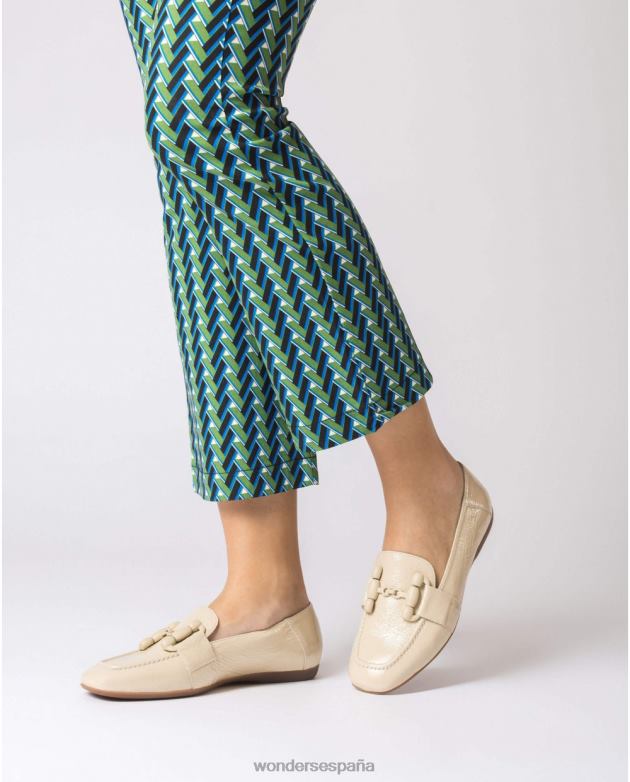 bailarina natural franny mujer Wonders 40486176 calzado