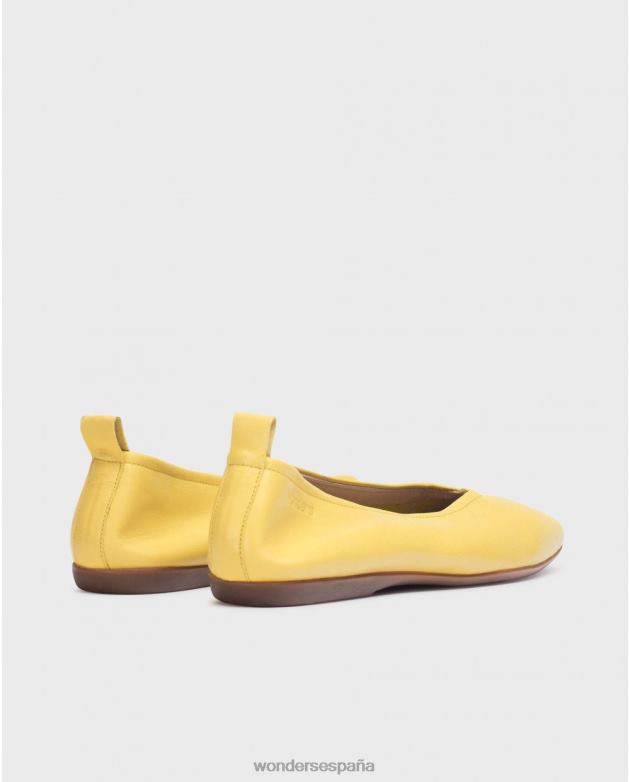bailarina pepa amarilla lima mujer Wonders 40486324 calzado