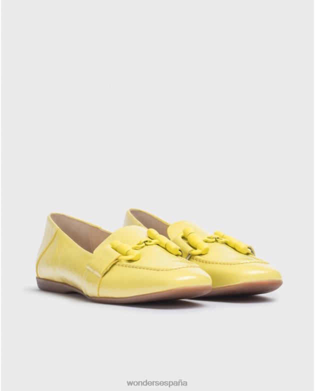 lima bailarina franny verde lima mujer Wonders 40486175 calzado