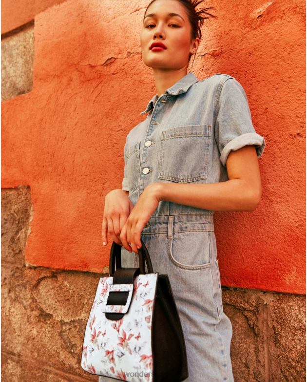 blanco bolso mona blanco mujer Wonders 40486364 accesorio