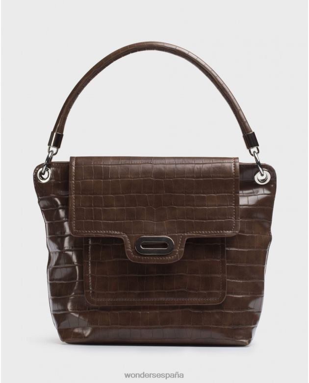 bolsa de coco marrón marrón mujer Wonders 40486386 accesorio