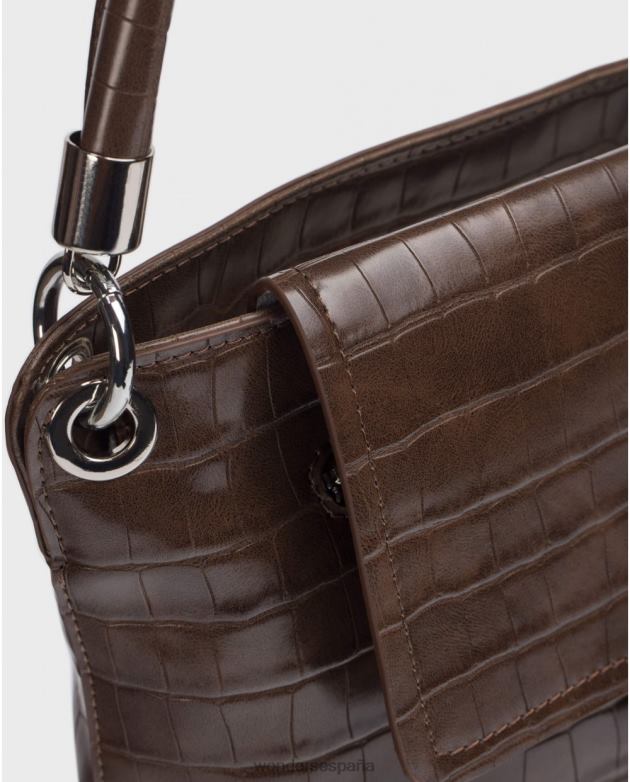 bolsa de coco marrón marrón mujer Wonders 40486386 accesorio