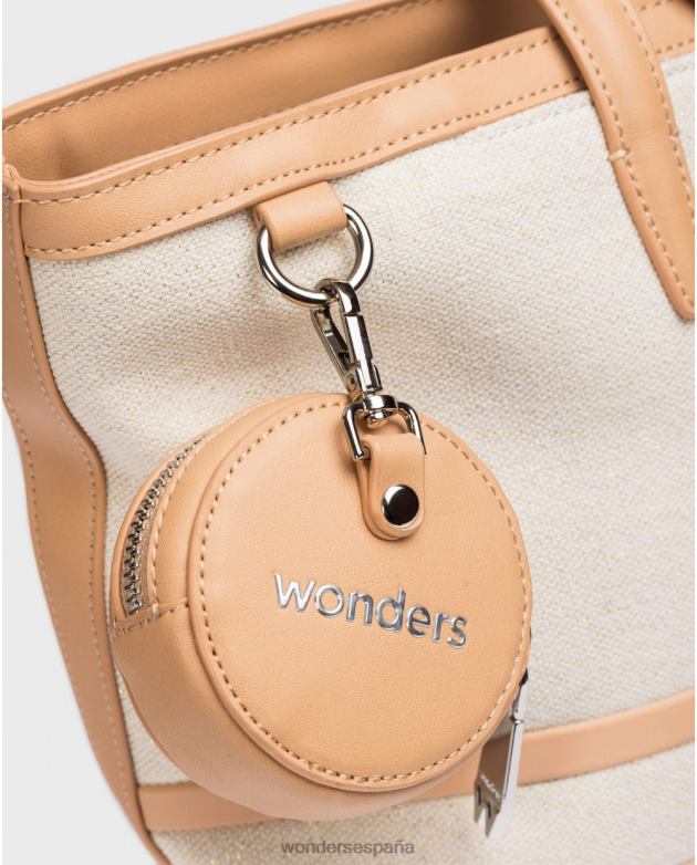 bolsa de diente de león blanco crudo mujer Wonders 40486374 accesorio
