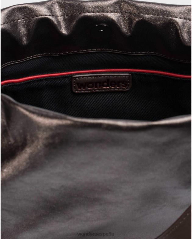 bolsa perla marron marron mujer Wonders 40486448 accesorio