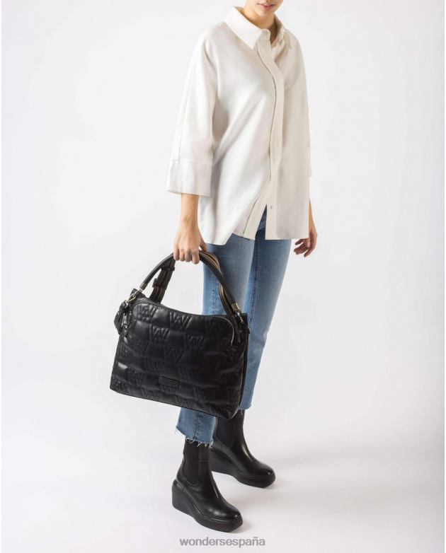 bolso charlotte negro negro mujer Wonders 40486399 accesorio