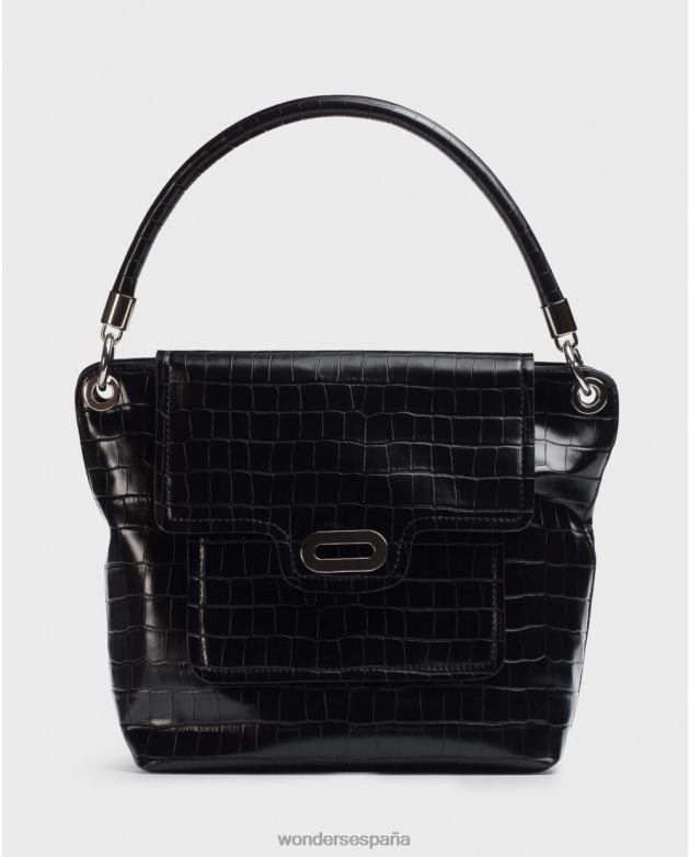 bolso coco negro negro mujer Wonders 40486387 accesorio