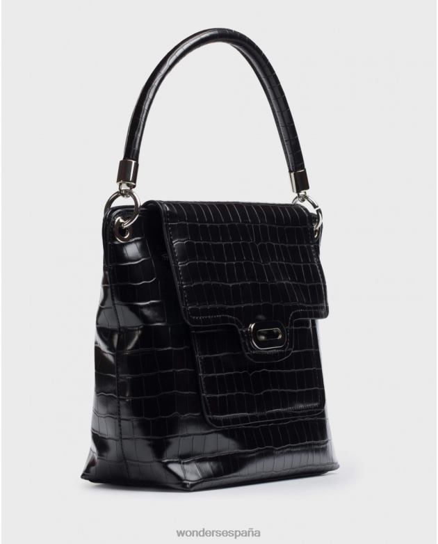 bolso coco negro negro mujer Wonders 40486387 accesorio