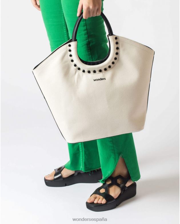 bolso crudo/negro mujer Wonders 40486371 accesorio