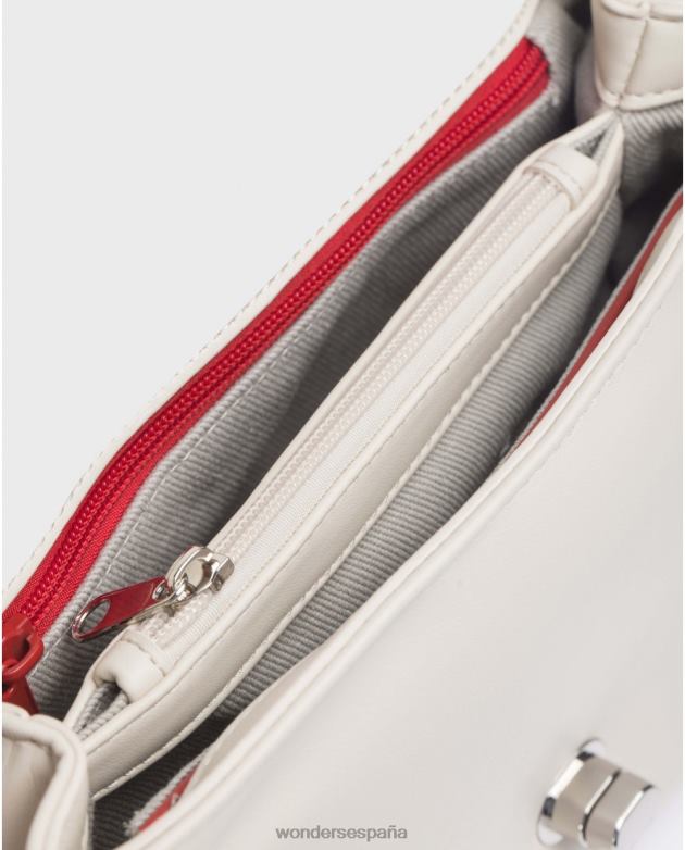 bolso de margaritas blanco roto mujer Wonders 40486223 accesorio