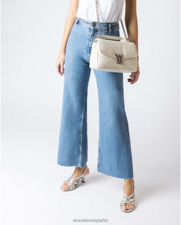 bolso de margaritas blanco roto mujer Wonders 40486223 accesorio