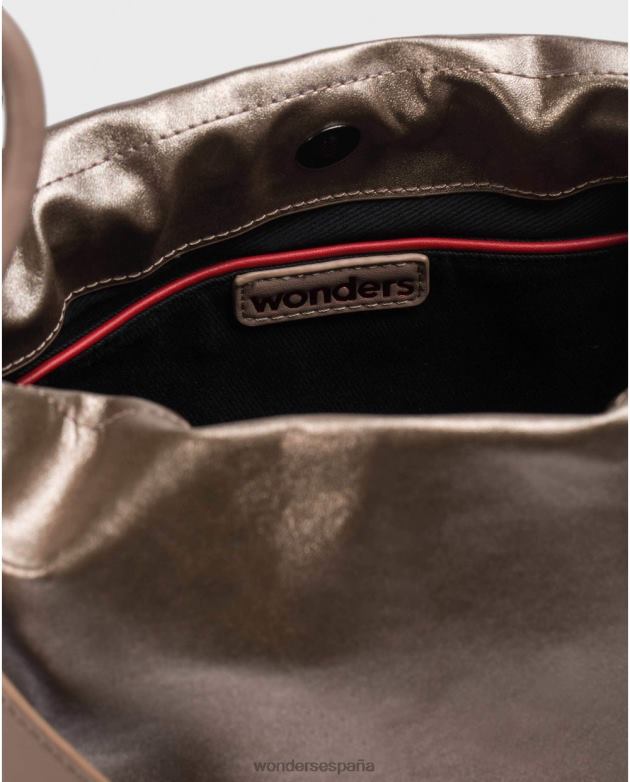 bolso perla broze bronce mujer Wonders 40486445 accesorio