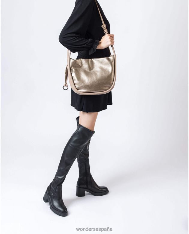 bolso perla broze bronce mujer Wonders 40486445 accesorio