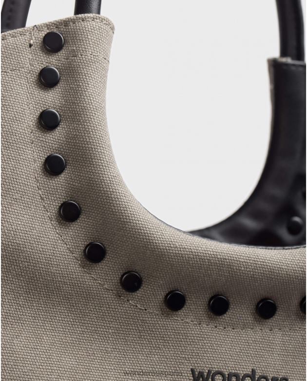 bolso taupe/negr marrón babby mujer Wonders 40486372 accesorio