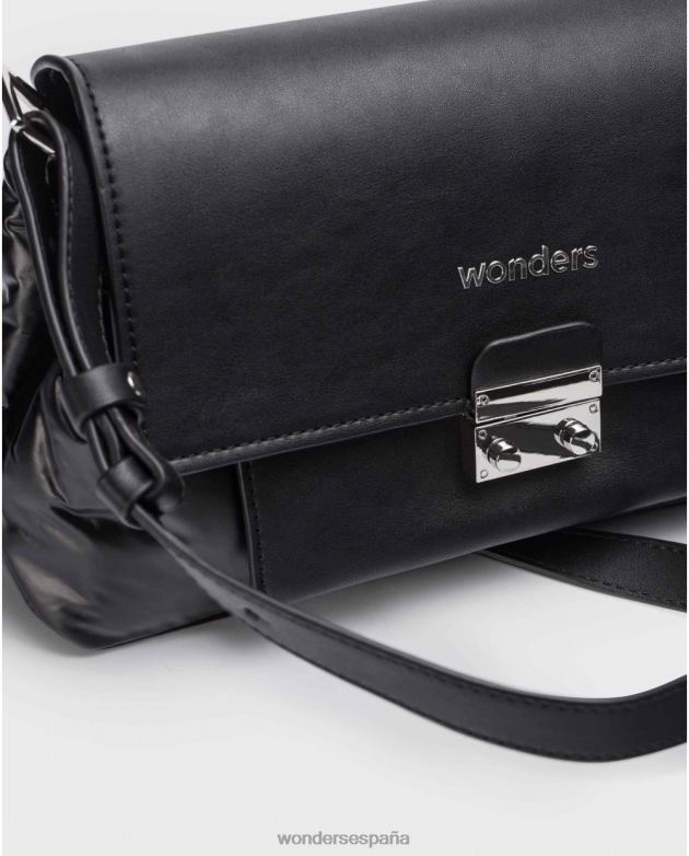negro bolso zenda negro mujer Wonders 40486447 accesorio