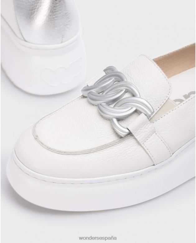 mocasín plata begin off/plata mujer Wonders 40486270 calzado
