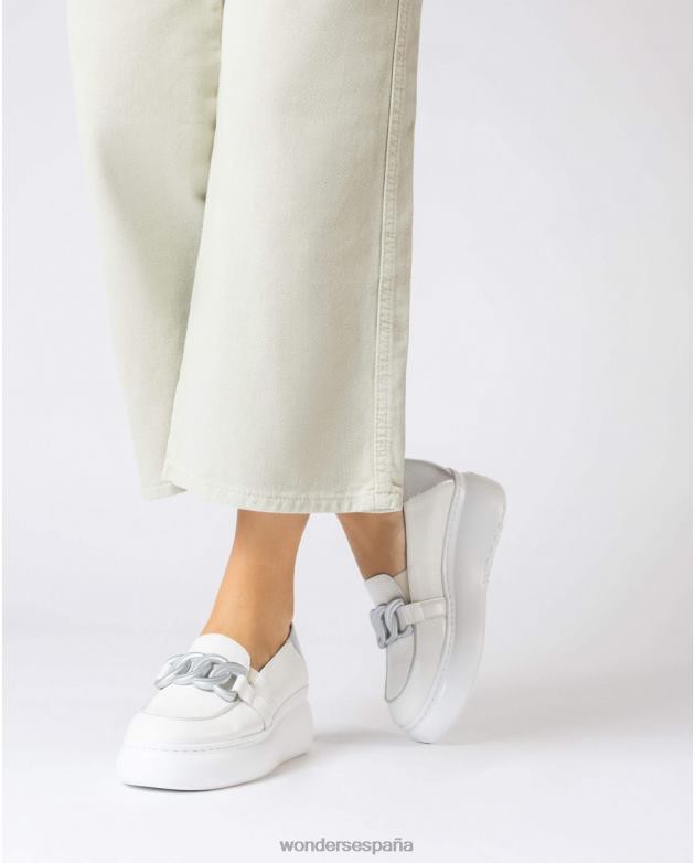 mocasín plata begin off/plata mujer Wonders 40486270 calzado