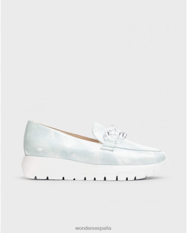mocasín rosa azul aloe mujer Wonders 40486297 calzado