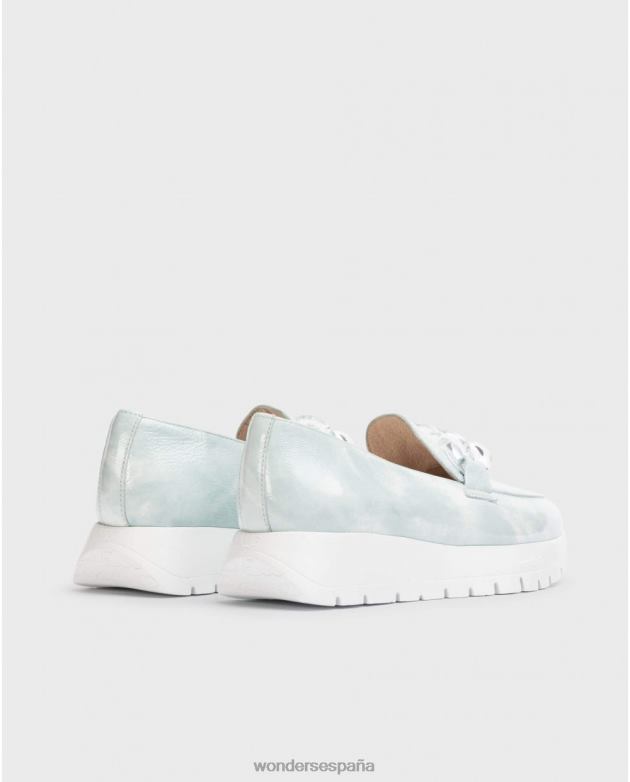 mocasín rosa azul aloe mujer Wonders 40486297 calzado