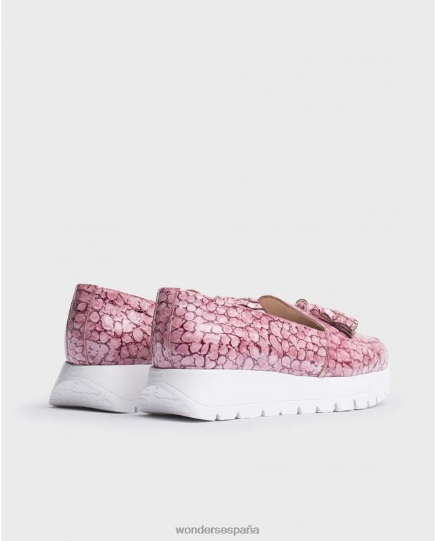zapatos ondulados rosa orquidea mujer Wonders 40486417 calzado