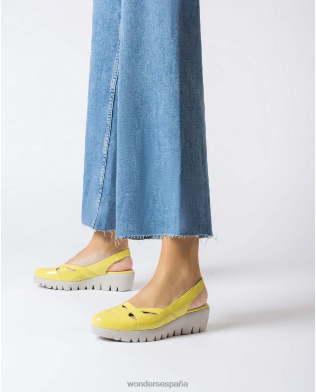 Zapatilla sevilla verde lima lima mujer Wonders 40486187 calzado