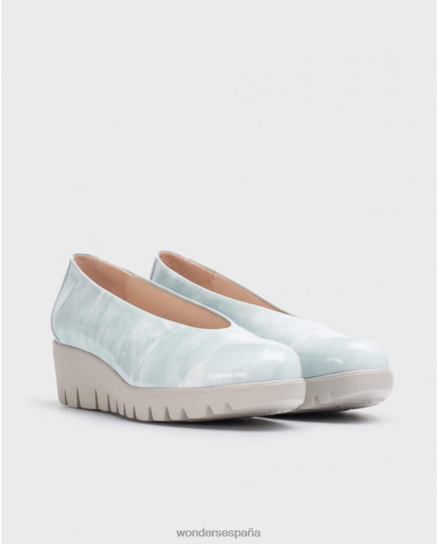 mocasín mosca azul aloe mujer Wonders 40486278 calzado