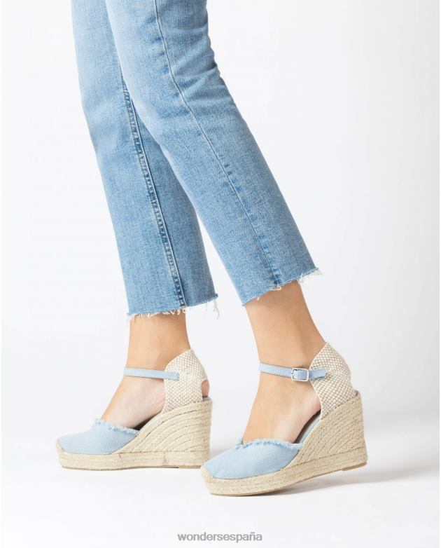 sandalia gael bluette azul mujer Wonders 40486134 calzado
