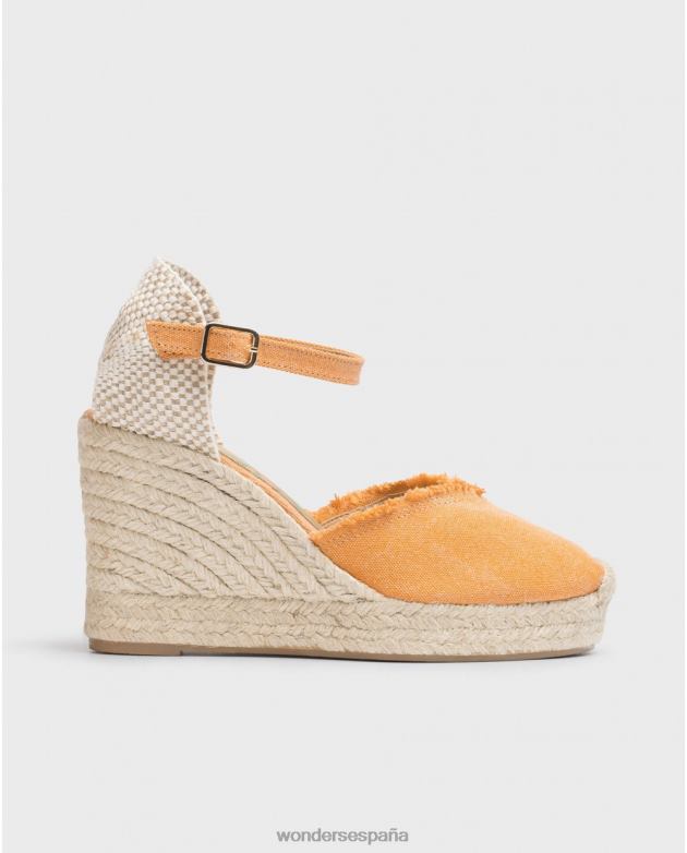 sandalia gael naranja mujer Wonders 40486133 calzado