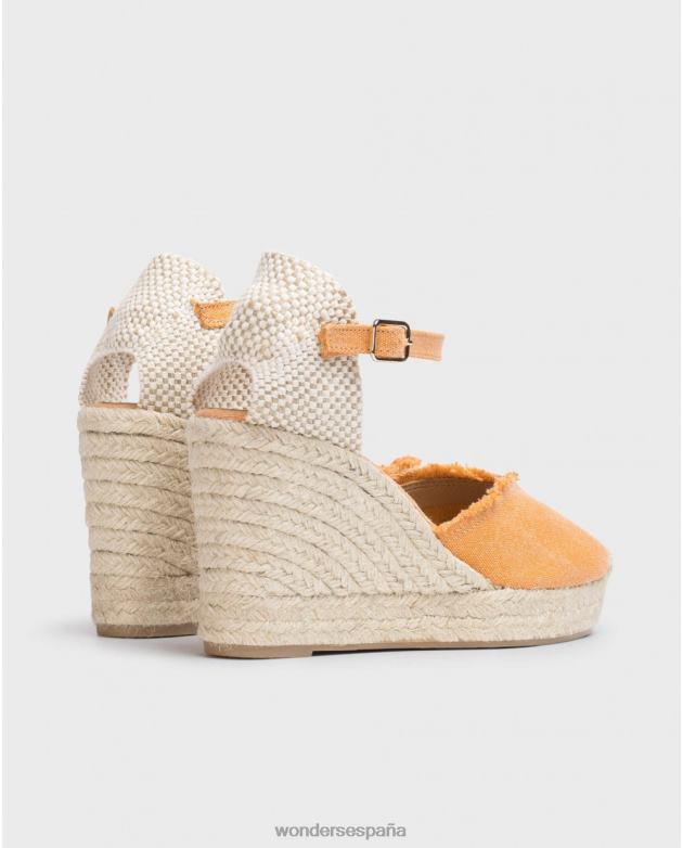 sandalia gael naranja mujer Wonders 40486133 calzado