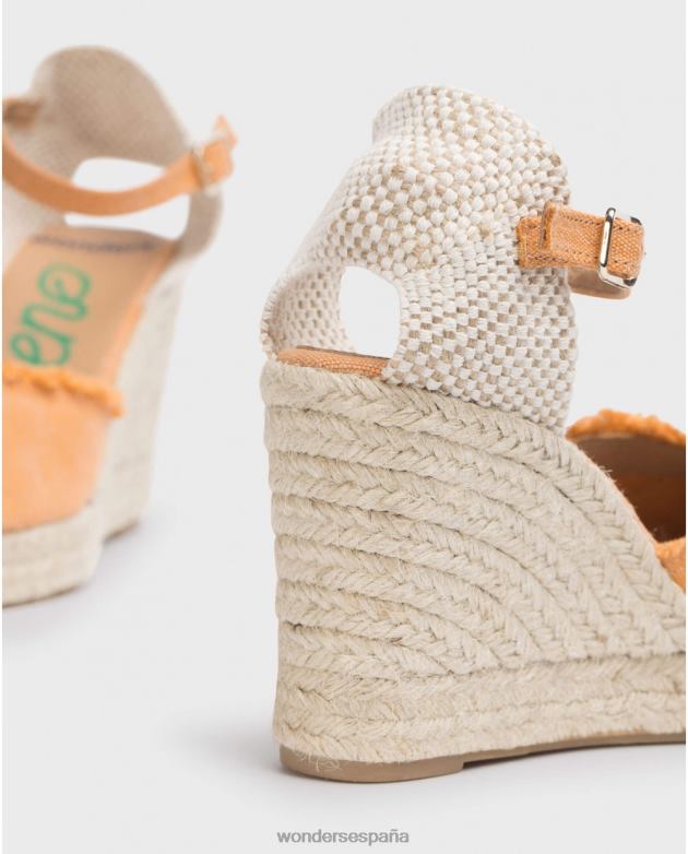 sandalia gael naranja mujer Wonders 40486133 calzado