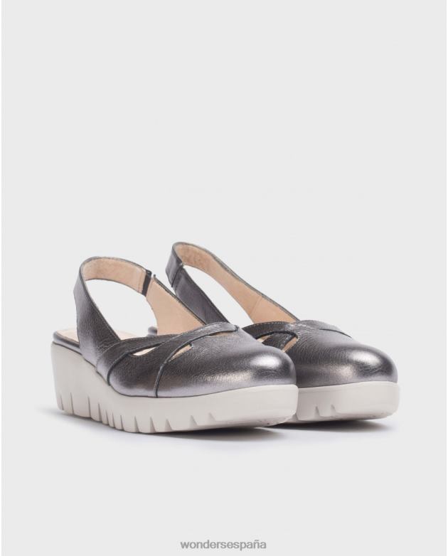 zapato gris plomo sevilla mujer Wonders 40486227 calzado