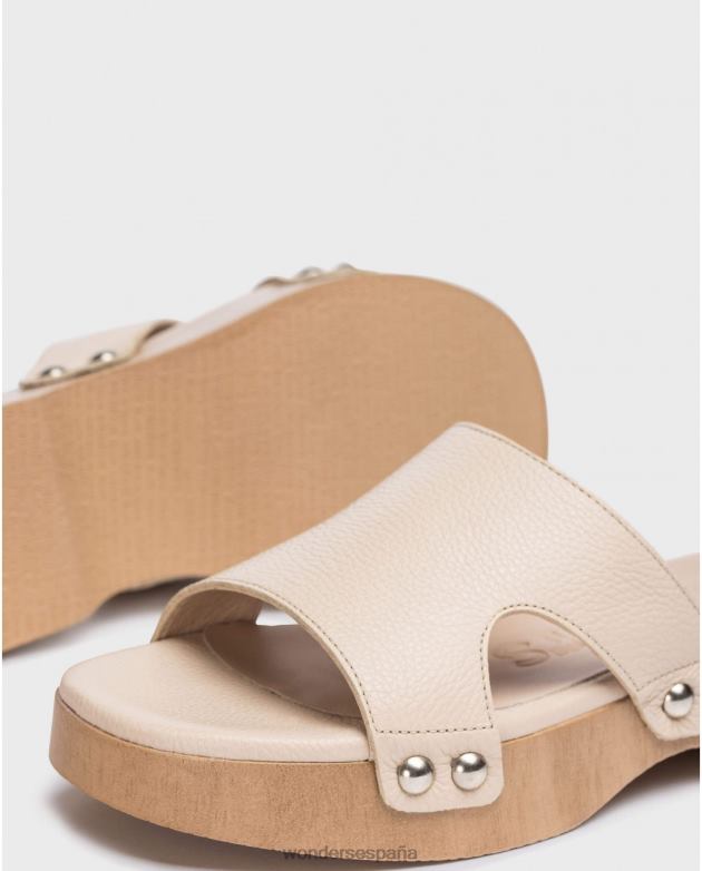 Sandalia dalia beige natural mujer Wonders 4048626 calzado