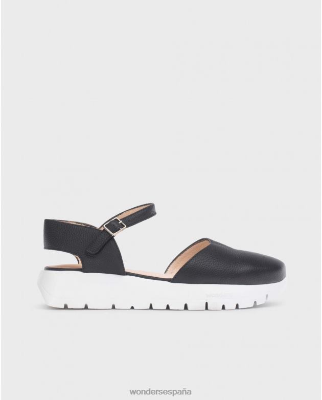 babi negro negro mujer Wonders 40486274 calzado