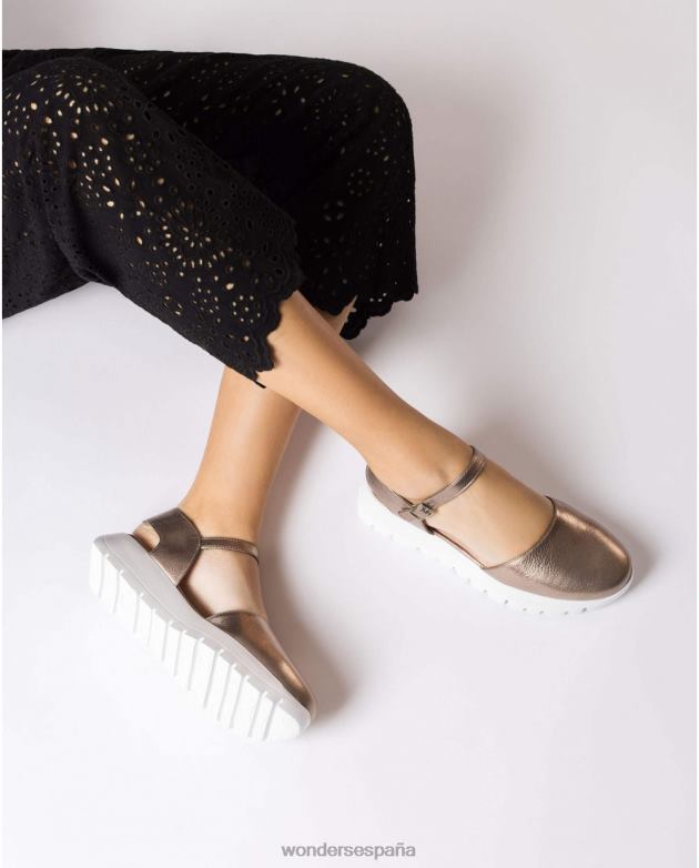 babi platino platino mujer Wonders 40486231 calzado