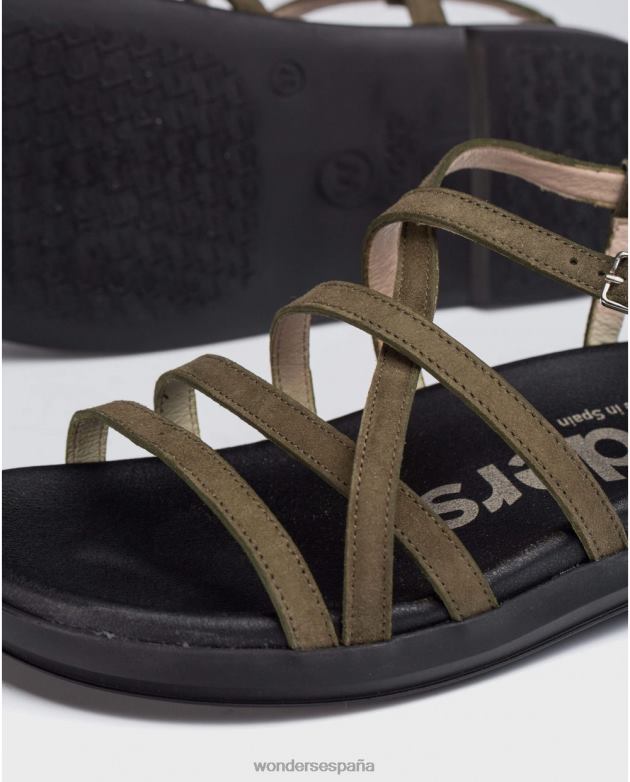 militar b-7412 mujer Wonders 40486411 calzado