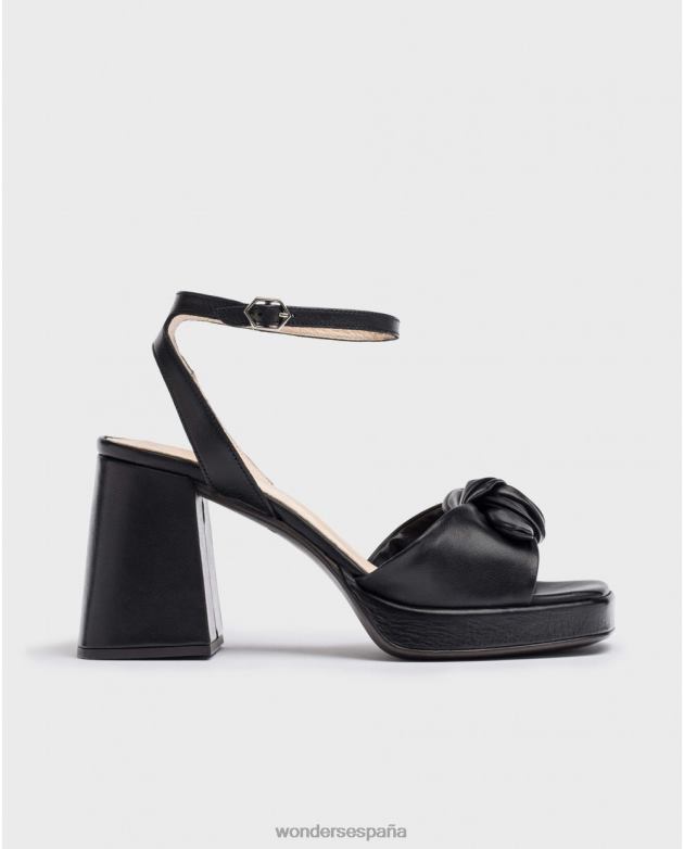 negra m-5301 mujer Wonders 4048674 calzado
