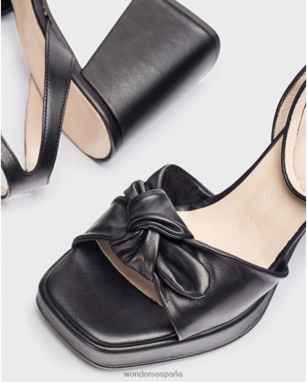negra m-5301 mujer Wonders 4048674 calzado