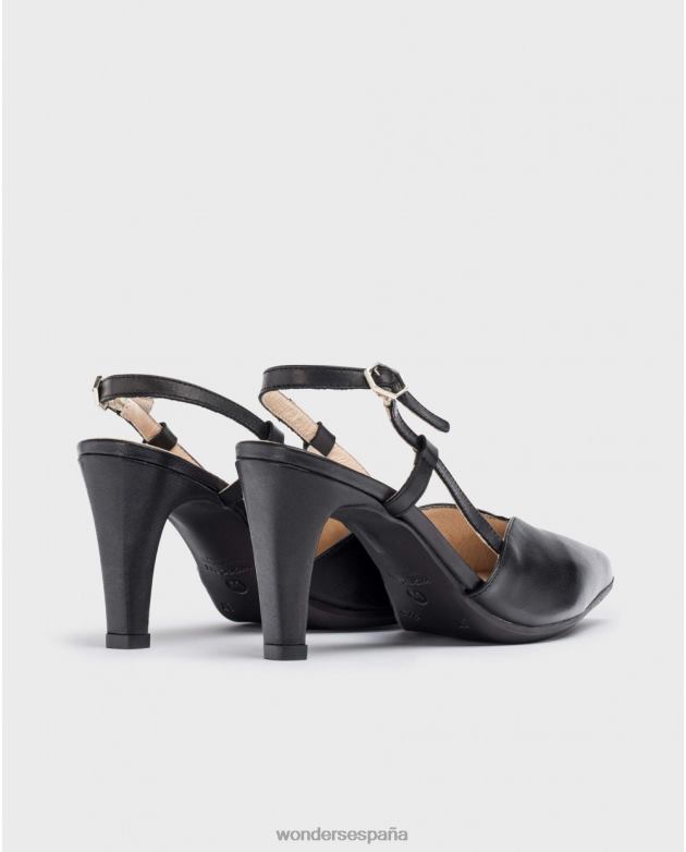 negro m-4280 mujer Wonders 40486344 calzado