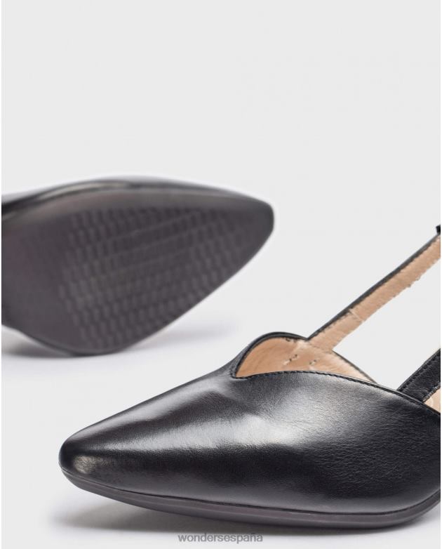 negro m-4280 mujer Wonders 40486344 calzado