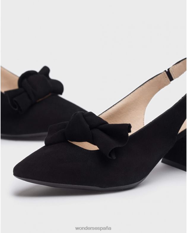 negro zapato lexi negro mujer Wonders 40486136 calzado