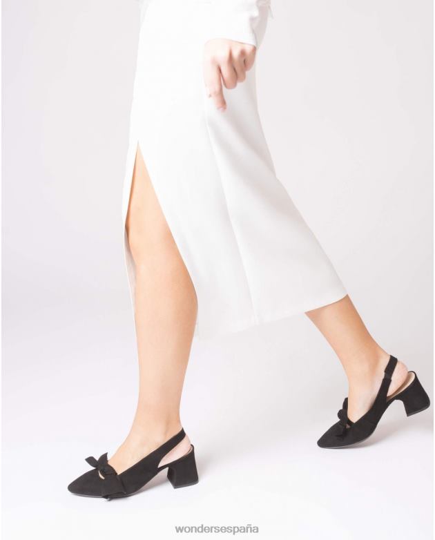 negro zapato lexi negro mujer Wonders 40486136 calzado