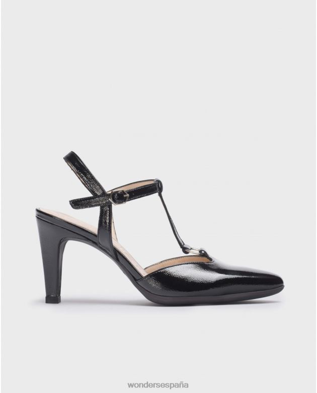 negro zapato lexi negro mujer Wonders 40486182 calzado