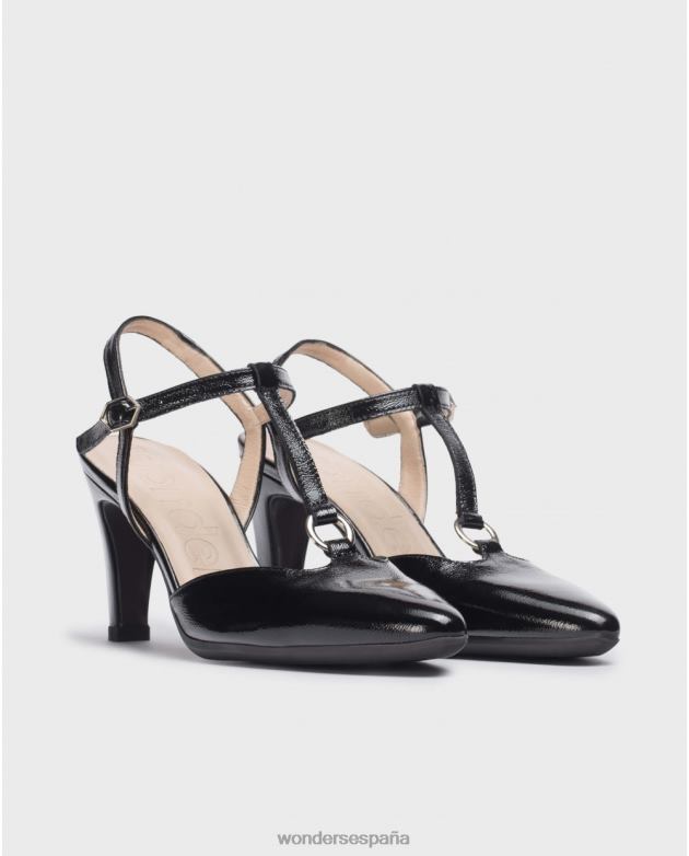 negro zapato lexi negro mujer Wonders 40486182 calzado