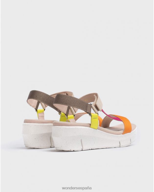 nepal naranja mujer Wonders 40486246 calzado