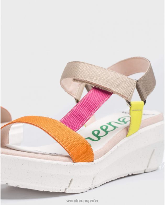 nepal naranja mujer Wonders 40486246 calzado