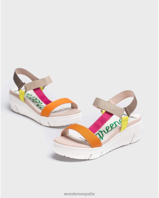nepal naranja mujer Wonders 40486246 calzado
