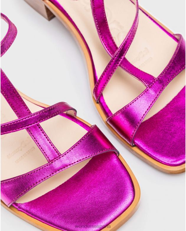 sandalia aurora fucsia fucsia mujer Wonders 40486338 calzado