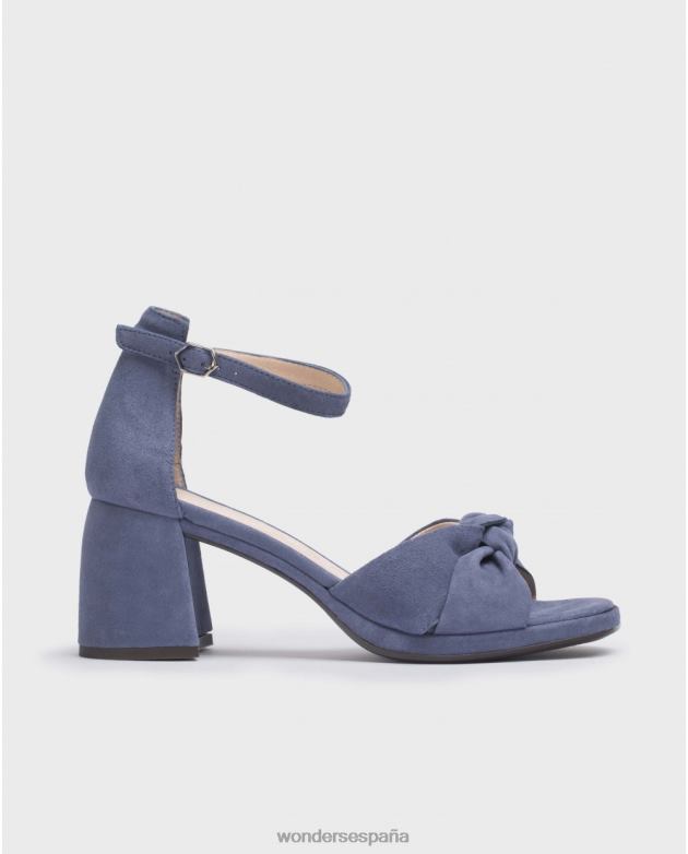 sandalia cali azul marino báltico mujer Wonders 40486109 calzado