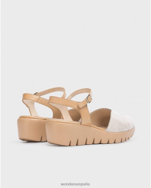 sandalia caravaca tie dye topo/arena mujer Wonders 40486279 calzado